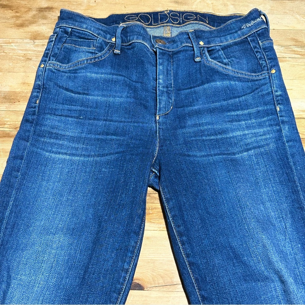 Goldsign Women's Dark Blue Denim Jeans